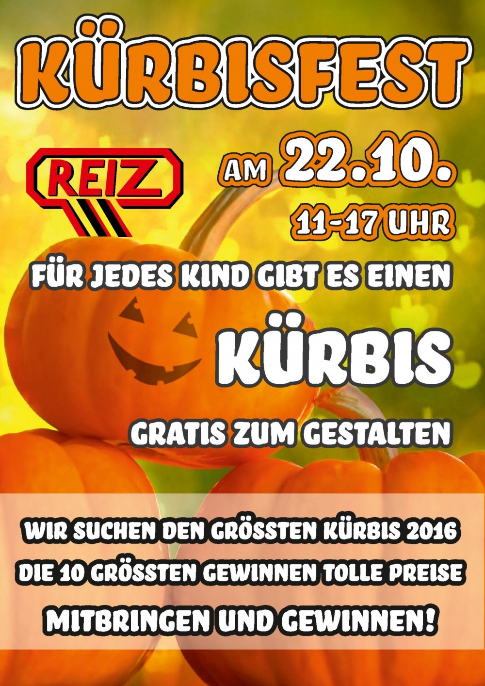 Kürbisfest im REIZ Kürbisfest im REIZ