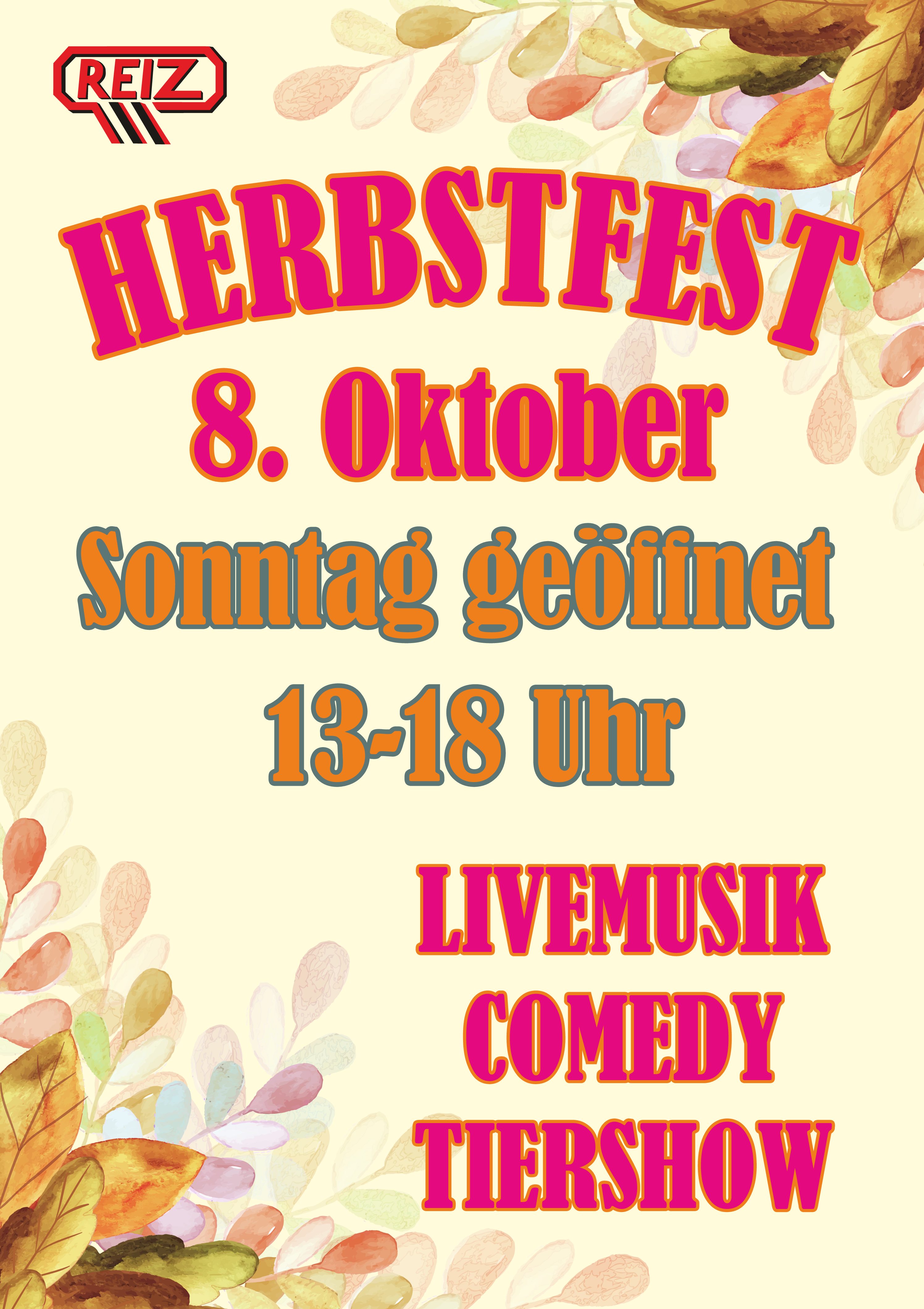 Herbstfest / verkaufsoffener Sonntag am 08.10.2023